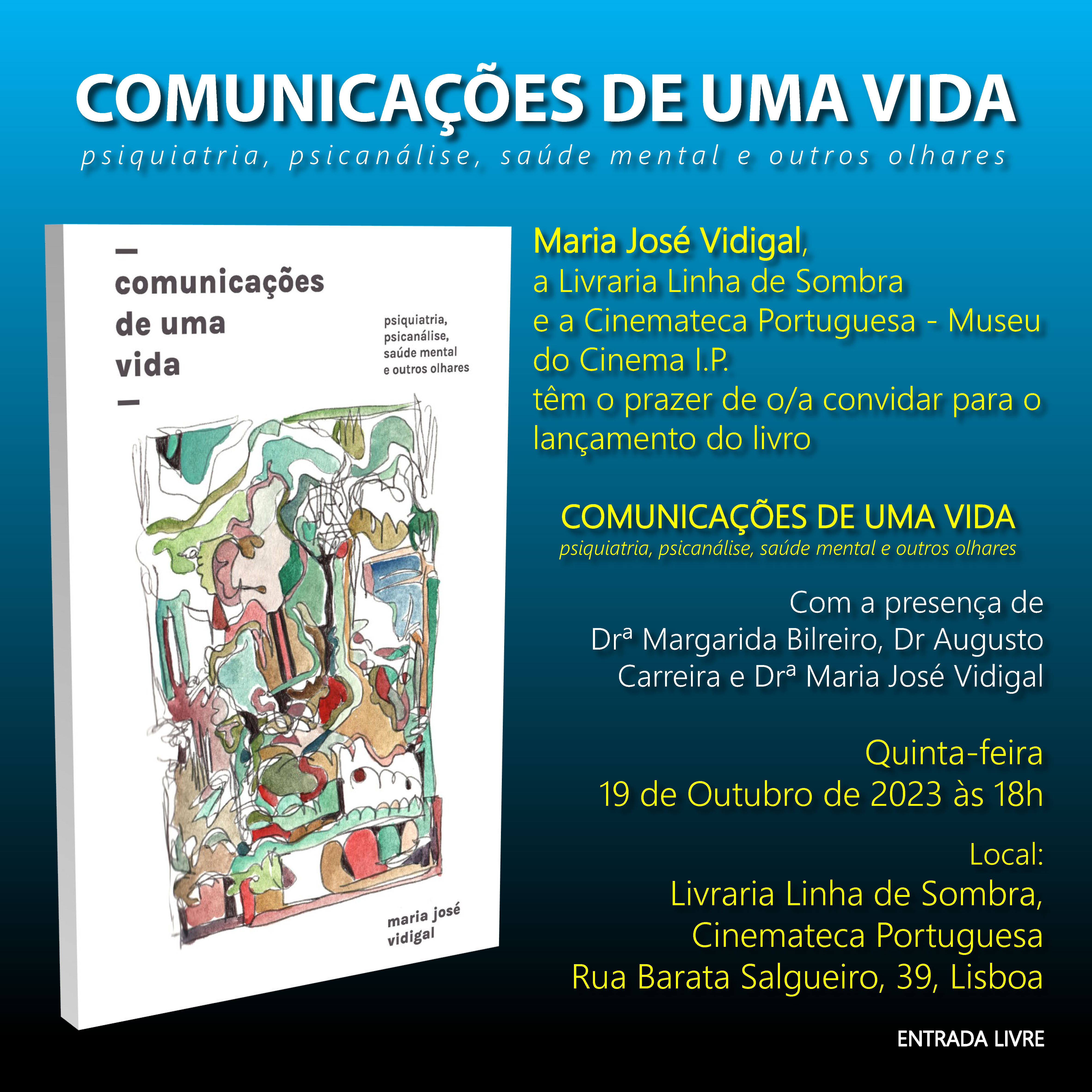 CARTAZ-CONVITE para o lançamento de COMUNICAÇÕES DE UMA VIDA - Rev1